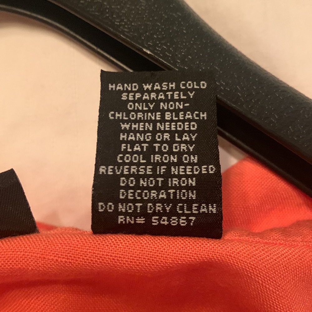🔥DRESS BARN SHIRT 👚 BRAND NEW LARGE 🪸 CORAL COLOR!!! - Picture 7 of 9